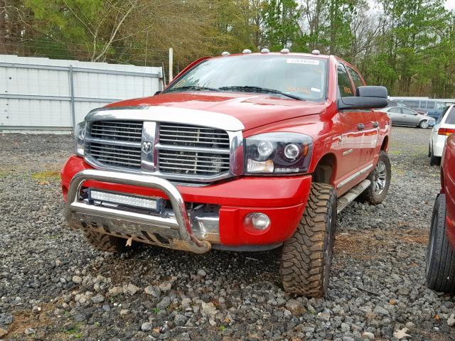 3D7KS29C36G222120 - 2006 DODGE RAM 2500 RED photo 2