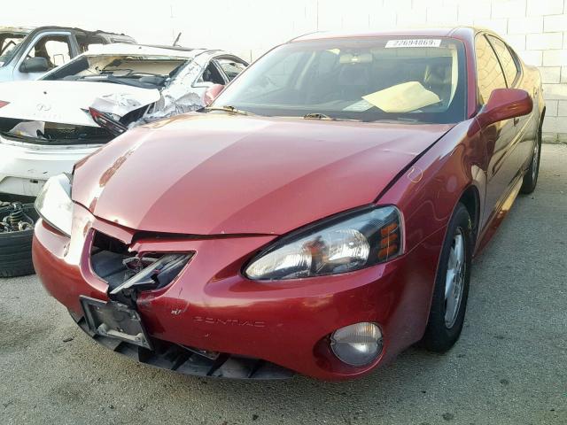 2G2WS522641144568 - 2004 PONTIAC GRAND PRIX 栗色 照片 2