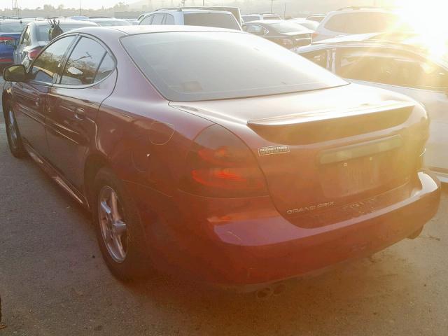 2G2WS522641144568 - 2004 PONTIAC GRAND PRIX 栗色 照片 3