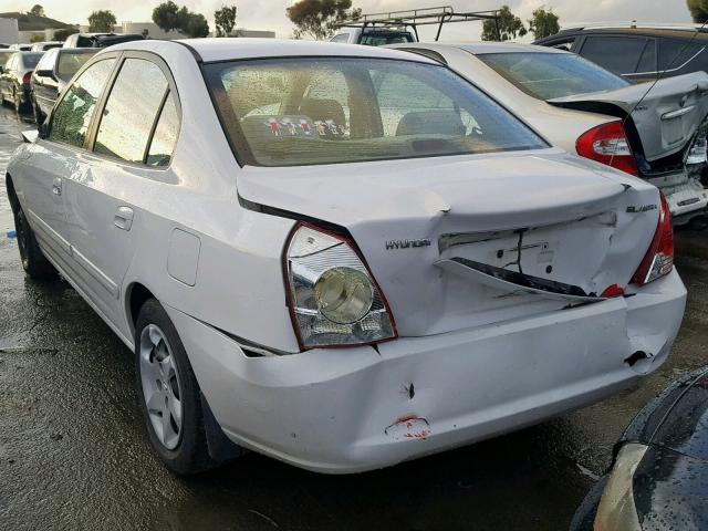 KMHDN46D16U285440 - 2006 HYUNDAI ELANTRA GL 白色 照片 3