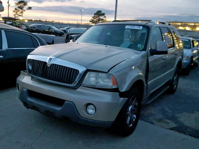 5LMEU68H74ZJ38359 - 2004 LINCOLN AVIATOR 金色 照片 2