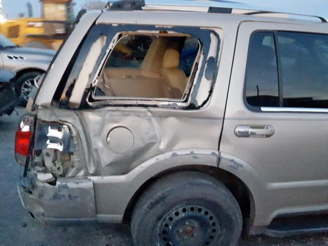 5LMEU68H74ZJ38359 - 2004 LINCOLN AVIATOR 金色 照片 9