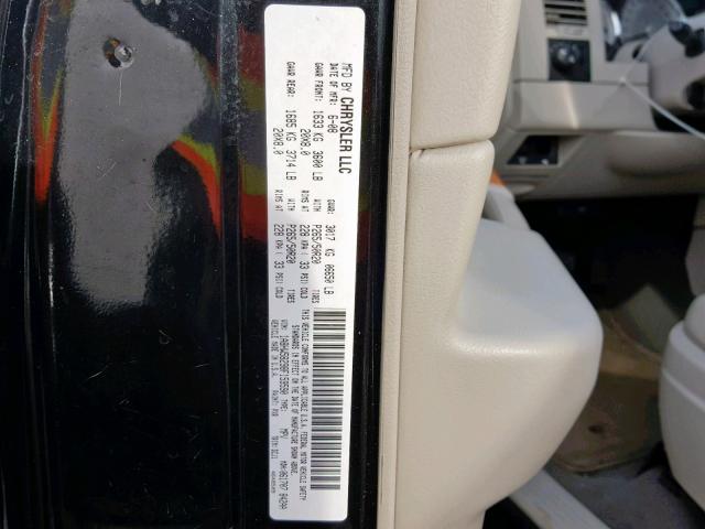 1A8HW58298F159590 - 2008 CHRYSLER ASPEN LIMI BLACK photo 10