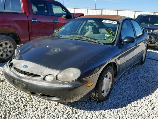 1FALP52U9VG132197 - 1997 FORD TAURUS GL BLACK photo 2