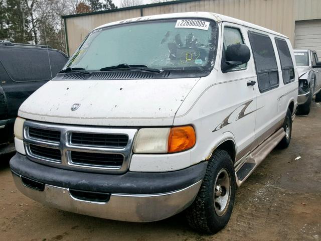 2B6HB11YXYK140143 - 2000 DODGE RAM VAN B1 WHITE photo 2