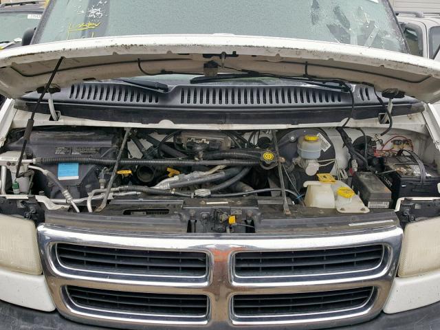 2B6HB11YXYK140143 - 2000 DODGE RAM VAN B1 WHITE photo 7