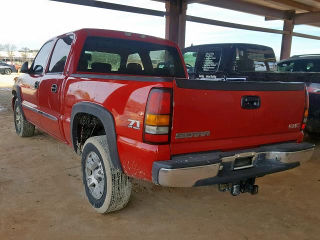 2GTEK13T951312874 - 2005 GMC NEW SIERRA RED photo 3