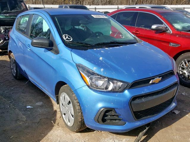 KL8CB6SA0JC440373 - 2018 CHEVROLET SPARK LS BLUE photo 1