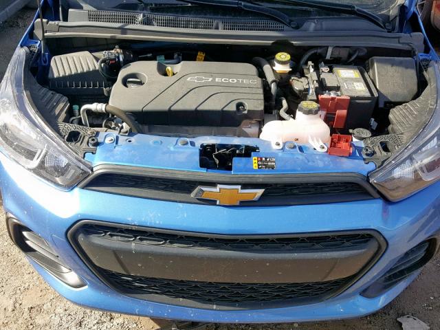 KL8CB6SA0JC440373 - 2018 CHEVROLET SPARK LS BLUE photo 7