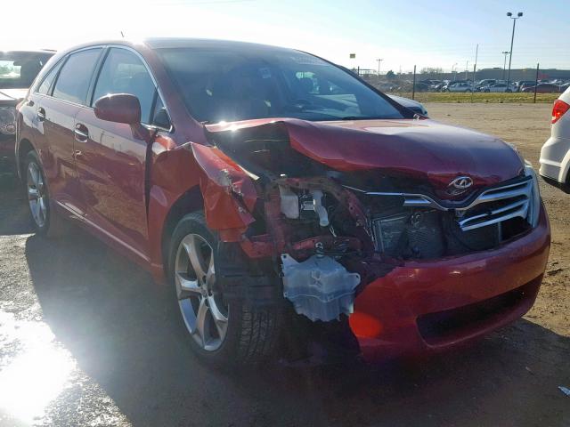 4T3BK11A69U025655 - 2009 TOYOTA VENZA BASE RED photo 1