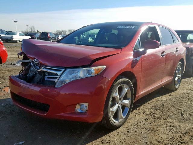 4T3BK11A69U025655 - 2009 TOYOTA VENZA BASE RED photo 2