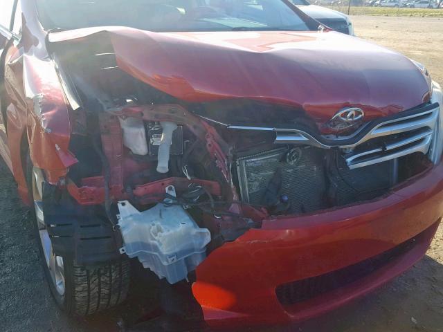 4T3BK11A69U025655 - 2009 TOYOTA VENZA BASE RED photo 8