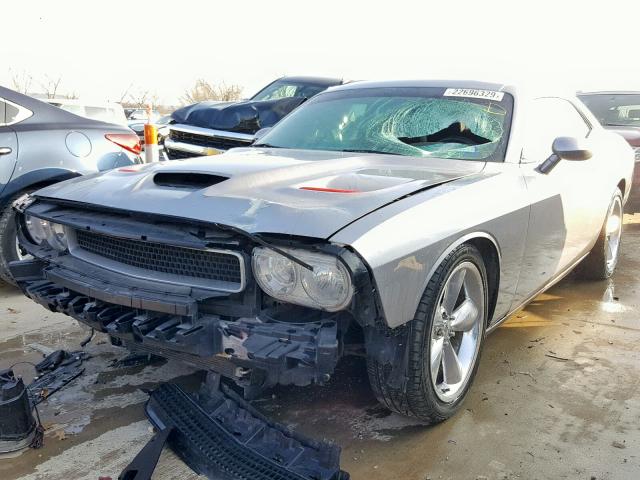 2B3CJ5DT1BH599728 - 2011 DODGE CHALLENGER SILVER photo 2