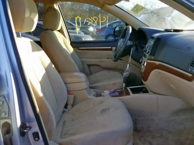 5NMSG13D37H120328 - 2007 HYUNDAI SANTA FE G 银色 照片 5