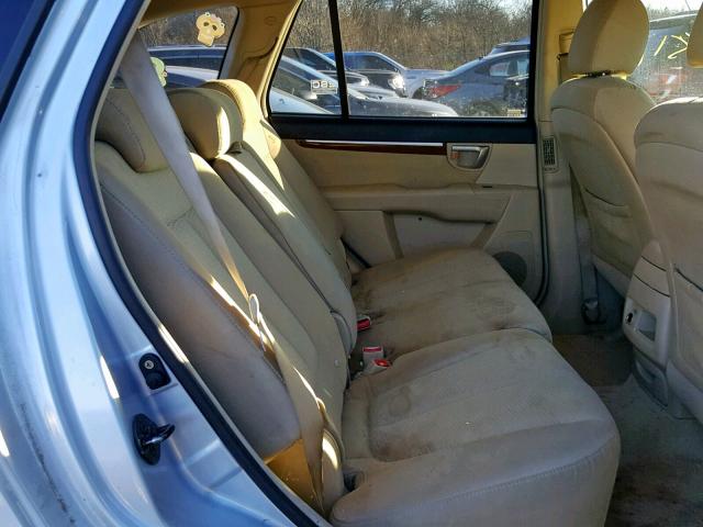 5NMSG13D37H120328 - 2007 HYUNDAI SANTA FE G 银色 照片 6