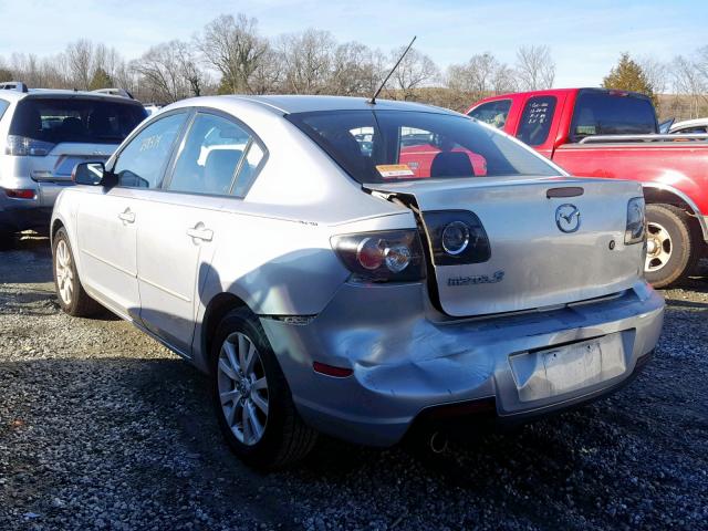 JM1BK12FX71600233 - 2007 MAZDA 3 I GRAY photo 3