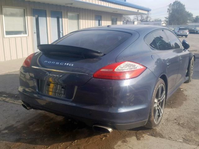 WP0AA2A71BL011714 - 2011 PORSCHE PANAMERA 2 BLUE photo 4