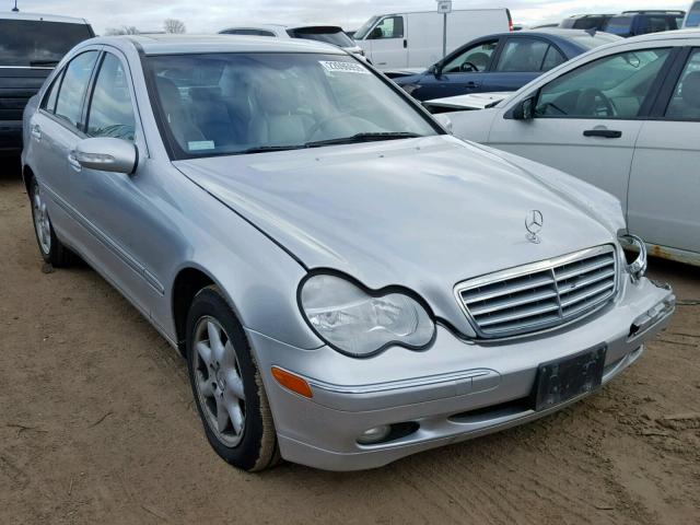 WDBRF84J94F546286 - 2004 MERCEDES-BENZ C 320 4MAT SILVER photo 1