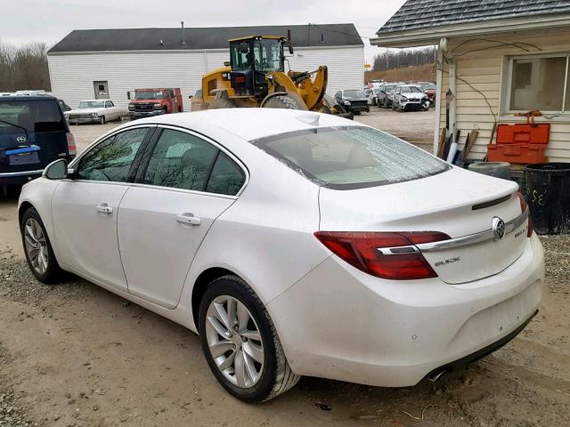 2G4GS5GX5G9112524 - 2016 BUICK REGAL PREM WHITE photo 3