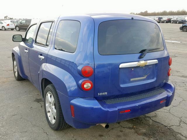 3GNDA23D76S604792 - 2006 CHEVROLET HHR LT BLUE photo 3