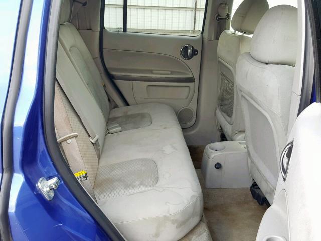 3GNDA23D76S604792 - 2006 CHEVROLET HHR LT BLUE photo 6