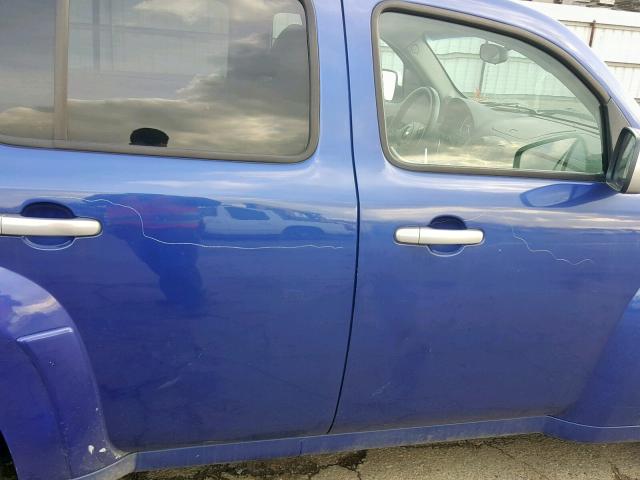 3GNDA23D76S604792 - 2006 CHEVROLET HHR LT BLUE photo 9