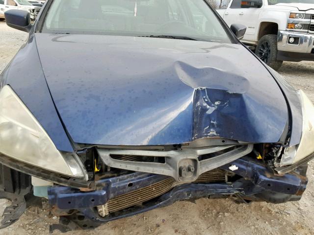 1HGCM56393A049407 - 2003 HONDA ACCORD LX BLUE photo 9