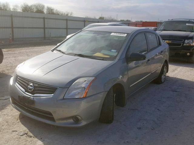 3N1AB6APXCL745037 - 2012 NISSAN SENTRA 2.0 GRAY photo 2