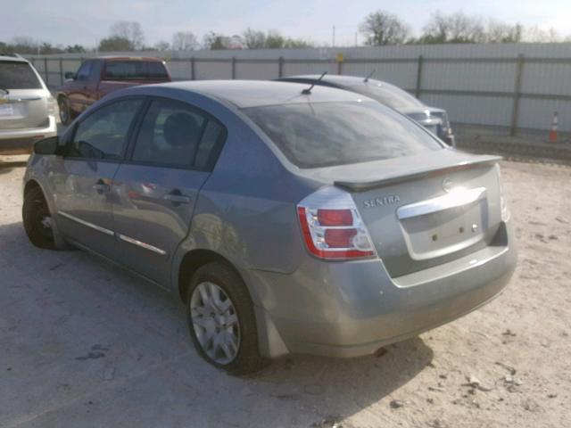 3N1AB6APXCL745037 - 2012 NISSAN SENTRA 2.0 GRAY photo 3