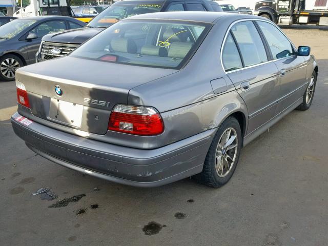 WBADT33493GF43657 - 2003 BMW 525 I CHARCOAL photo 4