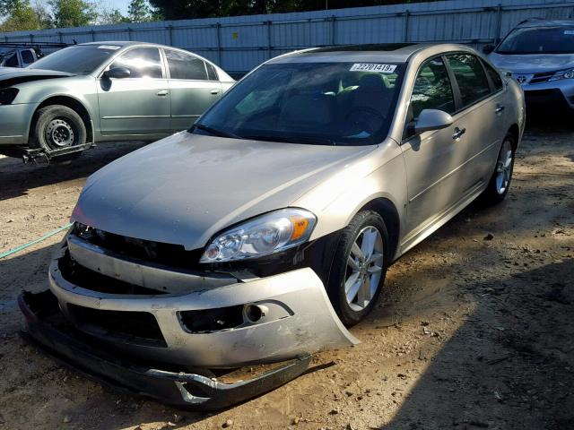 2G1WU57M991235575 - 2009 CHEVROLET IMPALA LTZ TAN photo 2