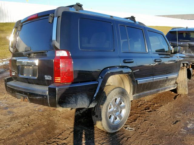 1J8HG58226C276035 - 2006 JEEP COMMANDER BLACK photo 4