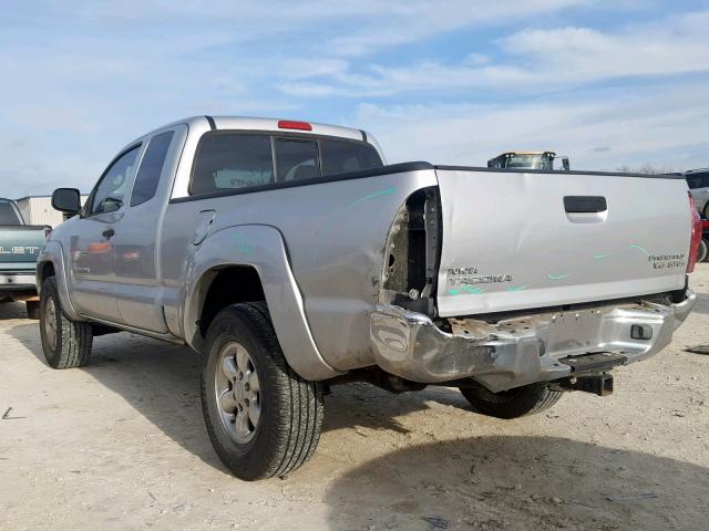 5TETU62N46Z261606 - 2006 TOYOTA TACOMA PRE SILVER photo 3