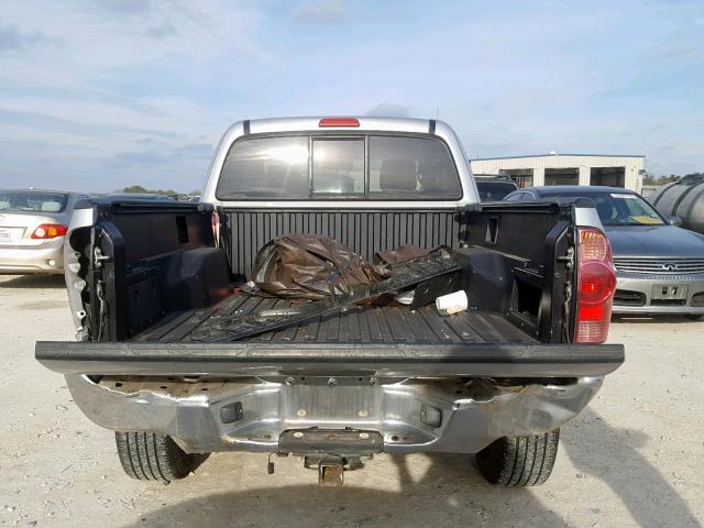 5TETU62N46Z261606 - 2006 TOYOTA TACOMA PRE SILVER photo 6