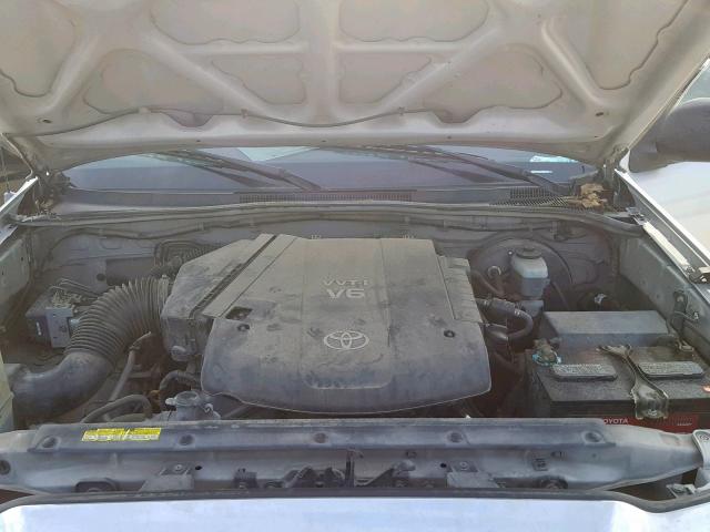 5TETU62N46Z261606 - 2006 TOYOTA TACOMA PRE SILVER photo 7