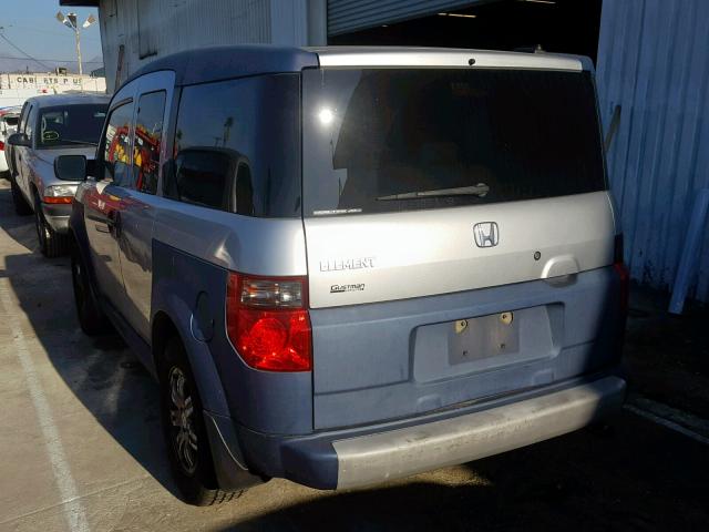 5J6YH28676L001213 - 2006 HONDA ELEMENT EX SILVER photo 3