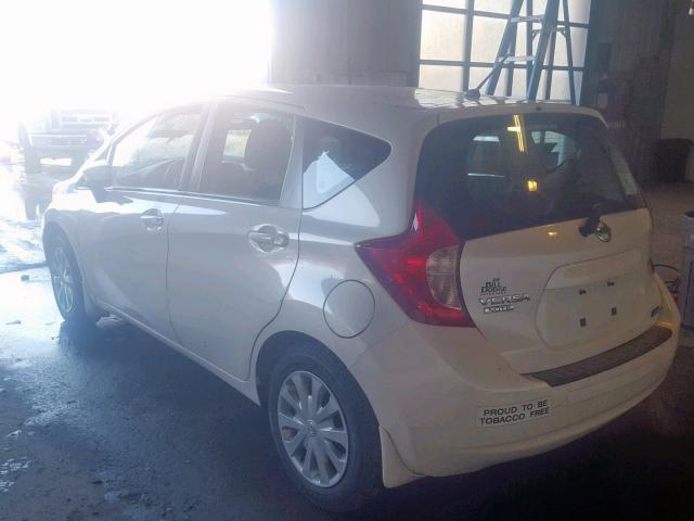 3N1CE2CP2FL388060 - 2015 NISSAN VERSA NOTE 白色 照片 3