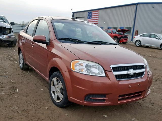 KL1TD5DE4BB215206 - 2011 CHEVROLET AVEO LS ORANGE photo 1