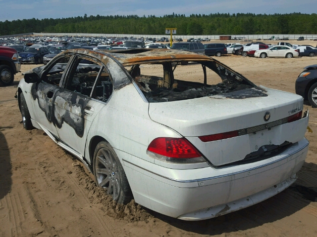 WBAGN63492DR03953 - 2002 BMW 745 LI WHITE photo 3