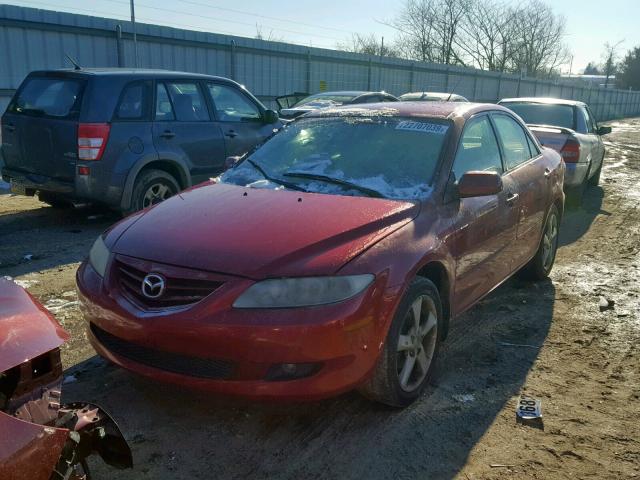 1YVHP80C355M32786 - 2005 MAZDA 6 I 红色 照片 2