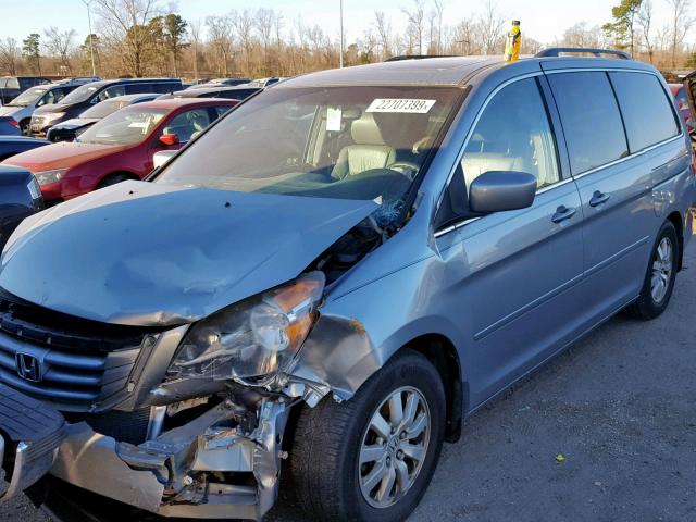 5FNRL3H70AB048912 - 2010 HONDA ODYSSEY EX GRAY photo 2