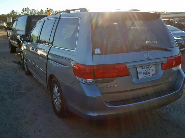 5FNRL3H70AB048912 - 2010 HONDA ODYSSEY EX GRAY photo 3