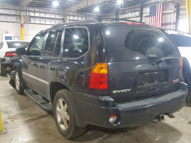 1GKDT43S992105607 - 2009 GMC ENVOY SLT BLACK photo 3