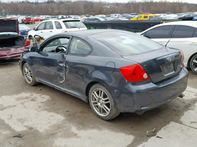 JTKDE177770194377 - 2007 TOYOTA SCION TC ლურჯი ფოტო 3