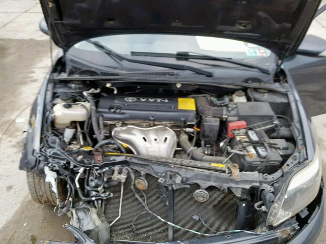 JTKDE177770194377 - 2007 TOYOTA SCION TC ლურჯი ფოტო 7