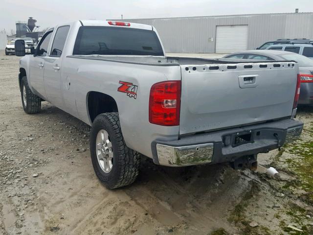 1GC4K0C80CF167957 - 2012 CHEVROLET SILVERADO GRAY photo 3