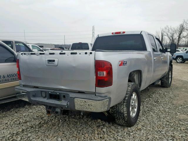 1GC4K0C80CF167957 - 2012 CHEVROLET SILVERADO GRAY photo 4