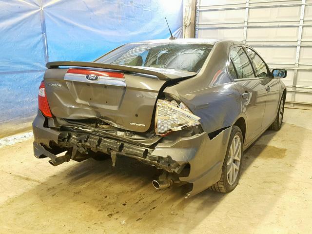 3FAHP0JG4CR246098 - 2012 FORD FUSION SEL GRAY photo 4