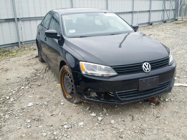 3VW2K7AJ8DM370258 - 2013 VOLKSWAGEN JETTA BASE Սև լուսանկար 1
