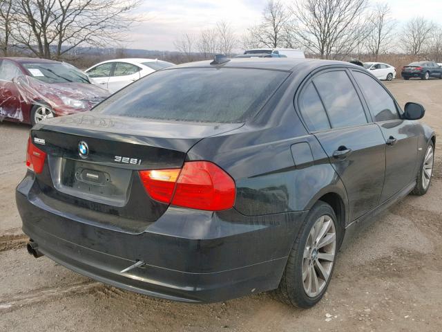 WBAPH5C52BA442767 - 2011 BMW 328 I SULE BLACK photo 4